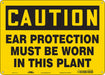 Safety Sign 10 in x 14 in Aluminum