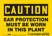 Safety Sign 3.5in x 5in Vinyl