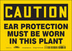 Safety Sign 5 in x 7 in Vinyl