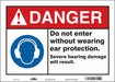 Safety Sign 10 in x 14 in Vinyl