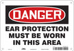 Safety Sign 7 inx10 in Polyethylene