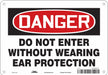 Safety Sign 7 in x 10 in Aluminum
