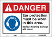 Safety Sign 10 inx14 in Vinyl