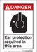 Safety Sign 10 inx7 in Vinyl