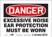 Safety Sign 5 in x 7 in Vinyl