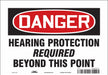 Safety Sign 7 in x 10 in Vinyl