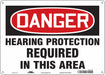 Safety Sign 10 in x 14 in Polyethylene