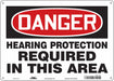 Safety Sign 10 in x 14 in Polyethylene