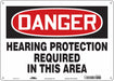 Safety Sign 10 inx14 in Polyethylene