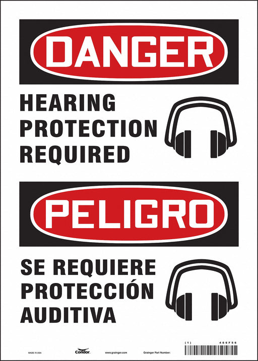 Safety Sign 14 inx10 in Vinyl