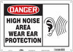 Safety Sign 10 in x 14 in Aluminum