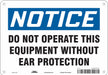 Safety Sign 7 in x 10 in Aluminum