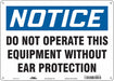Safety Sign 10 in x 14 in Aluminum