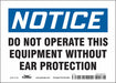 Safety Sign 5 in x 7 in Vinyl