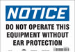 Safety Sign 7 in x 10 in Vinyl
