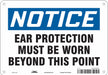 Safety Sign 7 inx10 in Polyethylene