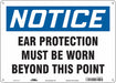 Safety Sign 10 inx14 in Polyethylene