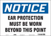 Safety Sign 10 inx14 in Vinyl