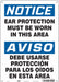 Safety Sign 14 in x 10 in Polyethylene