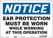 Safety Sign 10 in x 14 in Polyethylene