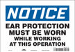 Safety Sign 7 in x 10 in Vinyl