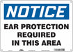 Safety Sign 10 inx14 in Polyethylene