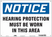 Safety Sign 10 inx14 in Polyethylene