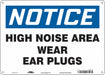 Safety Sign 10 inx14 in Polyethylene