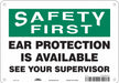 Safety Sign 7 in x 10 in Aluminum