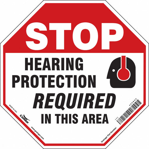 Safety Sign 18 inx18 in Aluminum