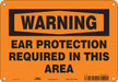 Safety Sign 7 inx10 in Polyethylene