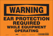 Safety Sign 7 inx10 in Vinyl