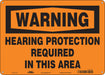 Safety Sign 10 inx14 in Polyethylene