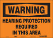 Safety Sign 10 inx14 in Vinyl