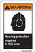 Safety Sign 10 inx7 in Polyethylene