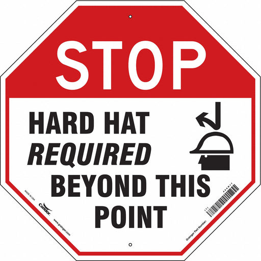 Safety Sign 24 in x 24 in Aluminum