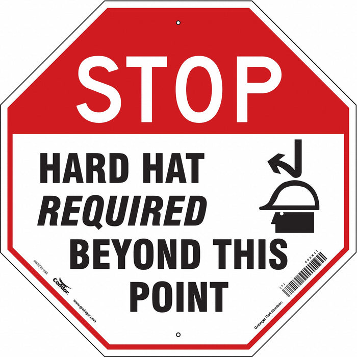 Safety Sign 24 in x 24 in Aluminum