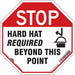 Safety Sign 18 inx18 in Vinyl