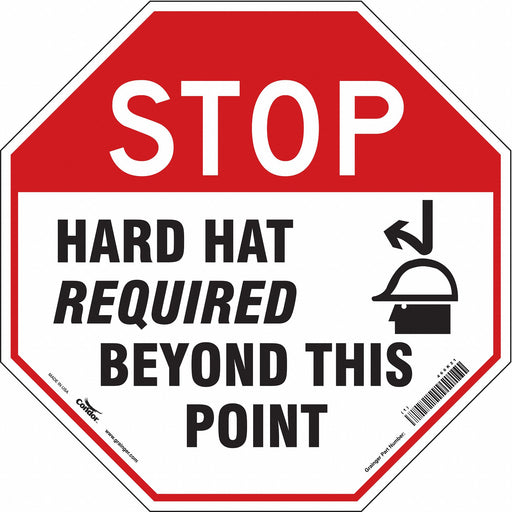 Safety Sign 24 inx24 in Vinyl