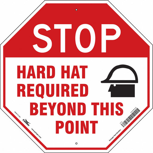 Safety Sign 24 in x 24 in Aluminum