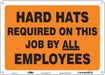 Safety Sign 10 in x 14 in Aluminum