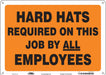 Safety Sign 10 in x 14 in Polyethylene