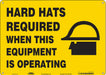 Safety Sign 10 inx14 in Aluminum