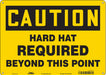 Safety Sign 10 inx14 in Aluminum