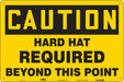 Safety Sign 24 in x 36 in Polyethylene