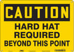 Safety Sign 10 inx14 in Polyethylene