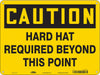 Safety Sign 18 in x 24 in Polyethylene