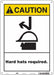 Safety Sign 14 in x 10 in Polyethylene