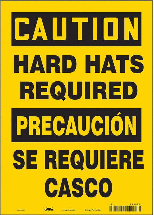 Safety Sign 14 inx10 in Vinyl