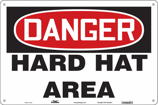 Safety Sign 24 in x 36 in Polyethylene